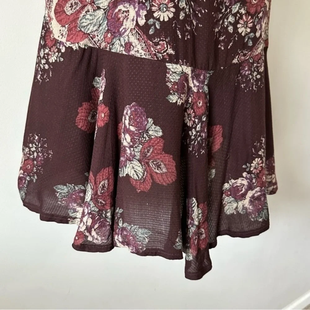 EUC Free People Intimately Free Dobby Dot Flounce Hem Slip Dress XS - Picture 3 of 13